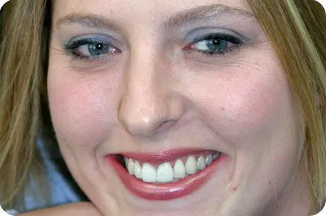 Close-up photo of woman smiling